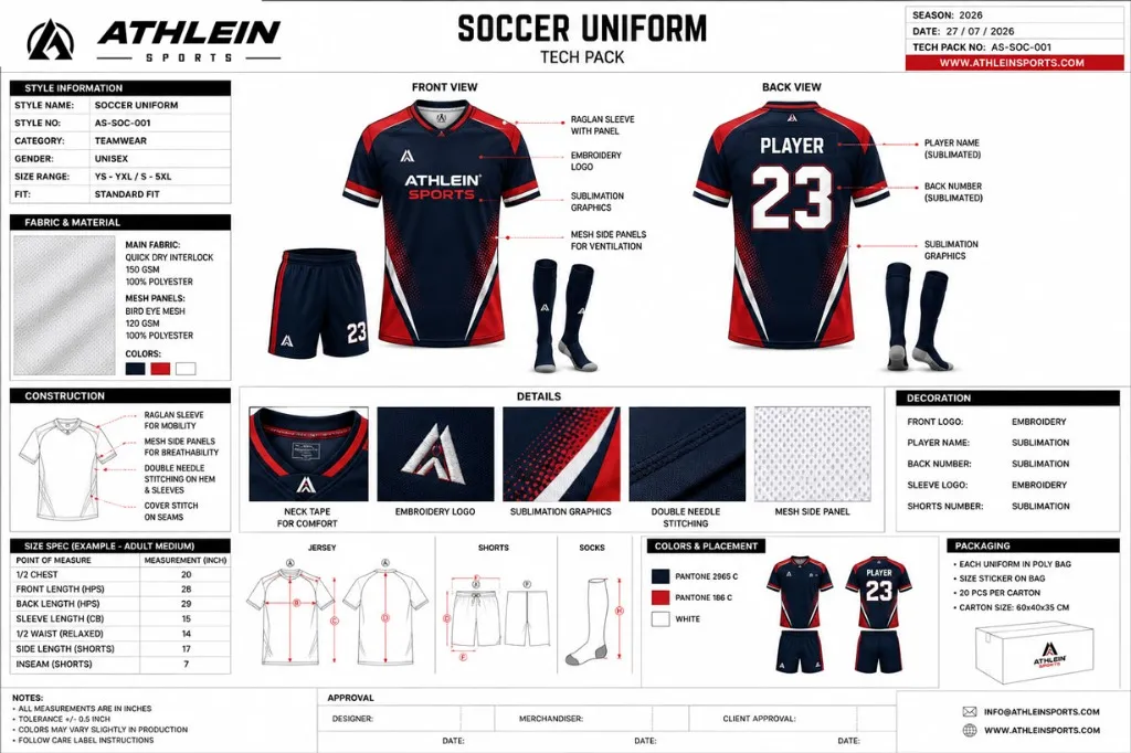 Tech Pack & Design